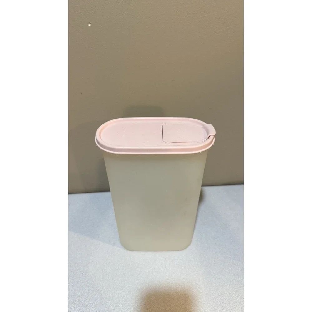Tupperware Modular Mates 12¼ Cup 2.9L Oval Container‎ Pink Pour Spout Lid